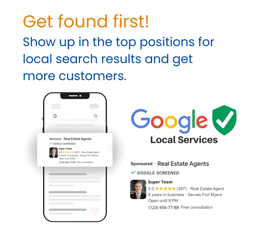 Get Found first! Local Service Adsloading="lazy"