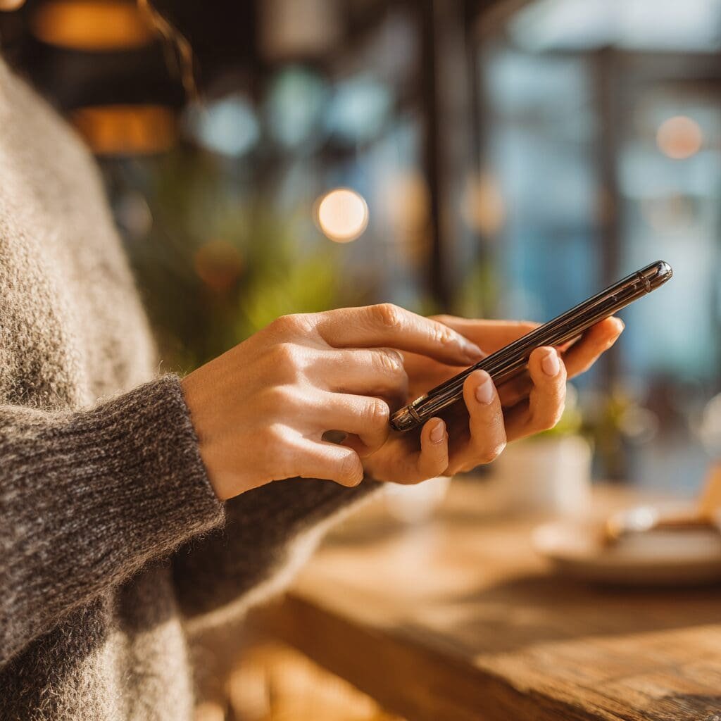 woman on cellphone