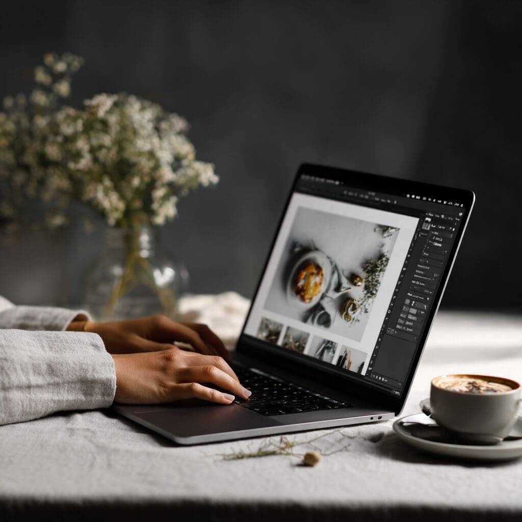 woman on laptop