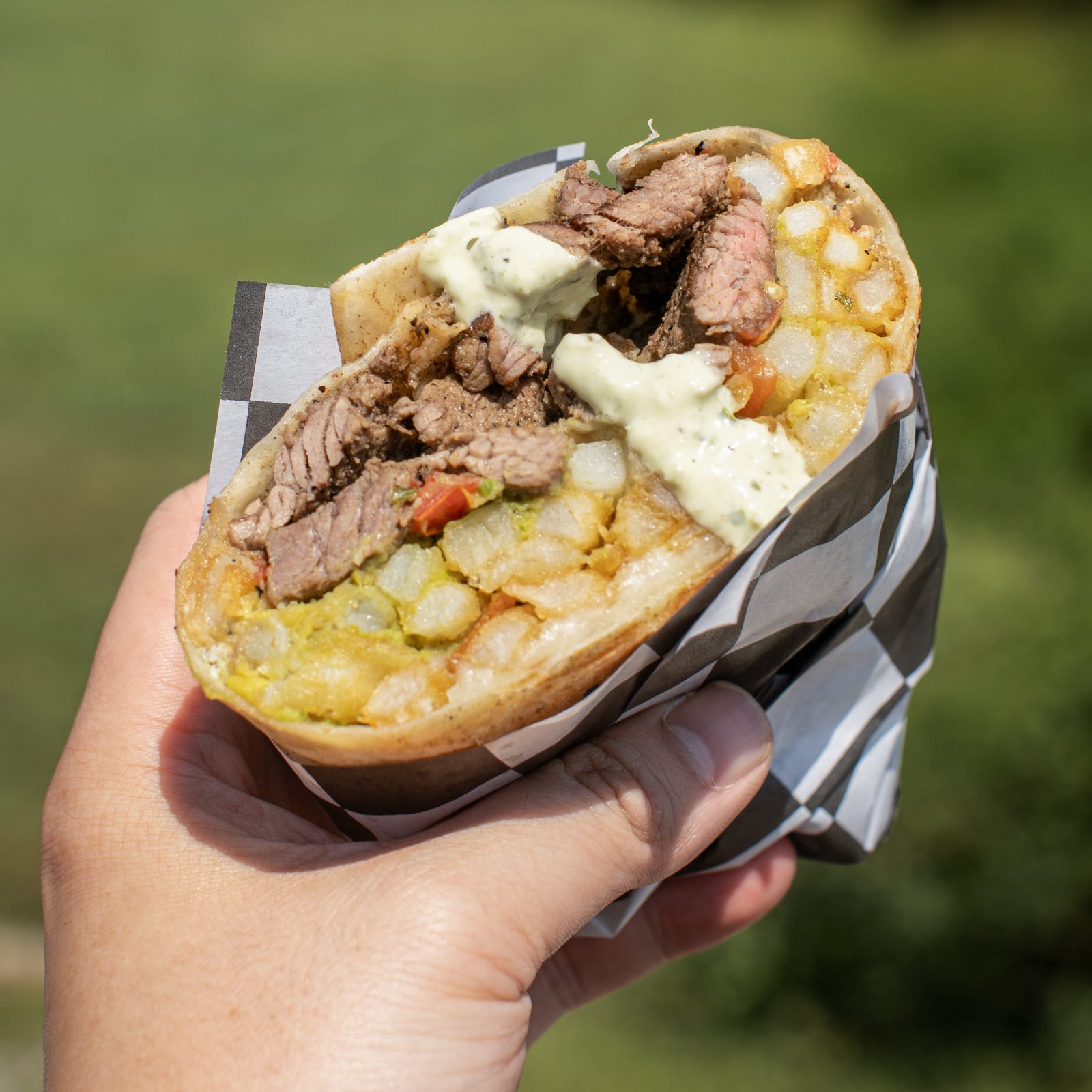 Steak California burrito at Gordingo's
